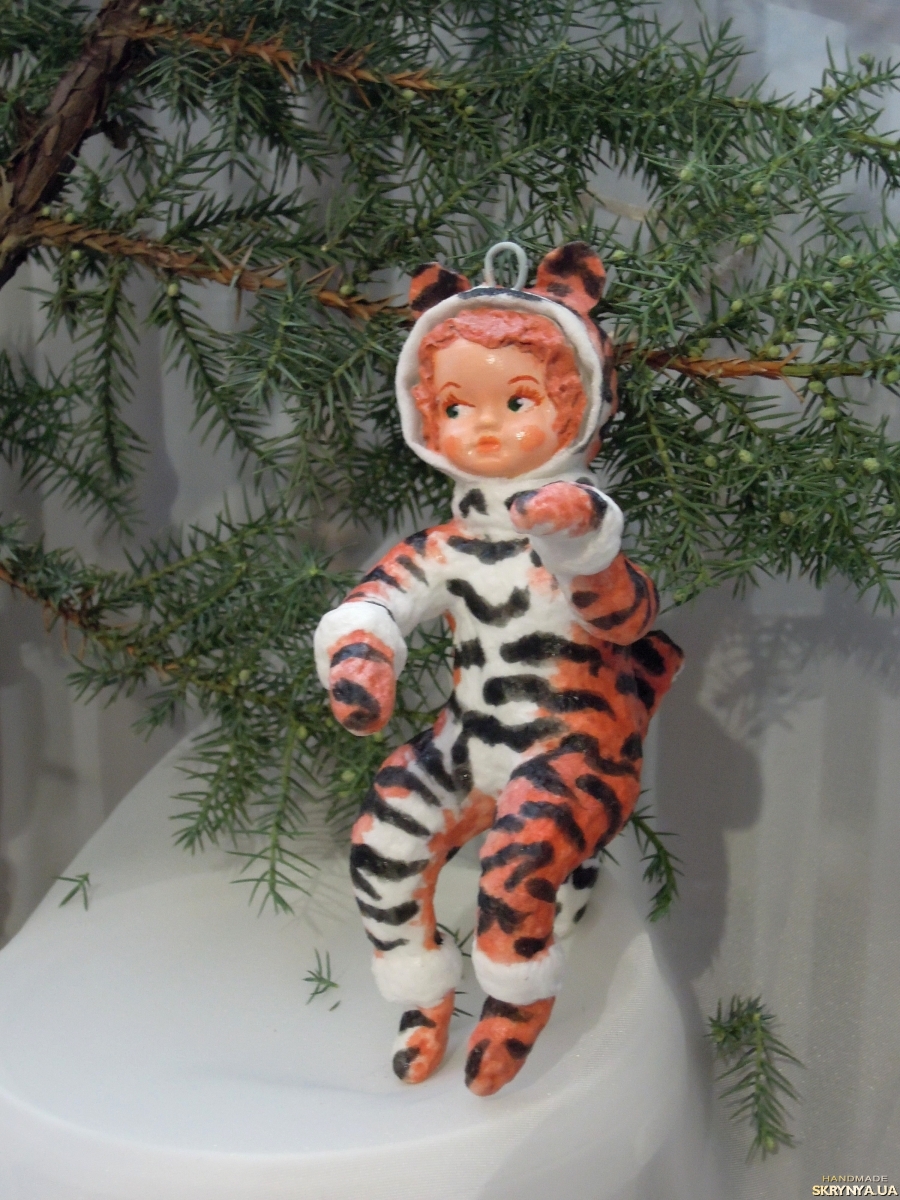 Новогодний Тигренок Кукла Новогодний Тигренок Кукла