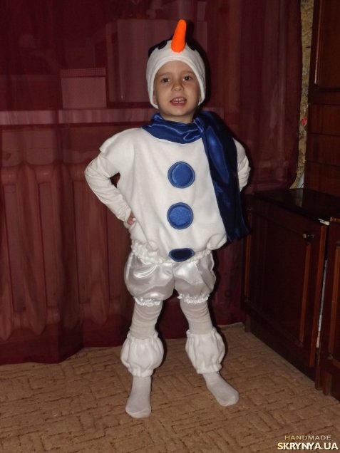 Новогодний Костюм Снеговика